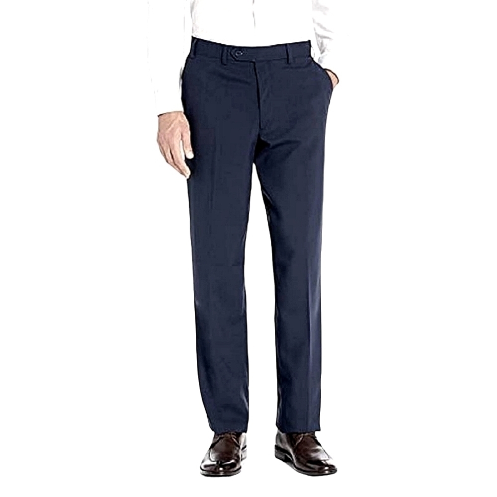 Men's Haband Unhemmed Black Dress Pants 38W×36L